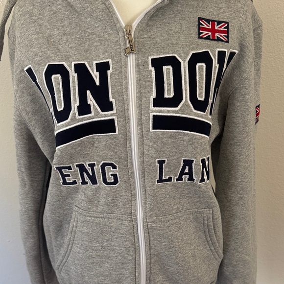 Gray London England Hoodie - Picture 3 of 8